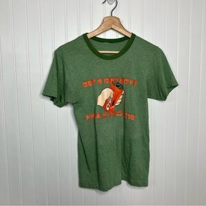 Vintage Crush Soda Tee Women Green Orange Y2K Millennial Fashion